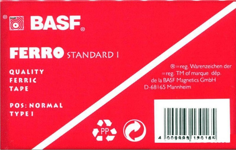 Compact Cassette: BASF  - Ferro Standard I 60