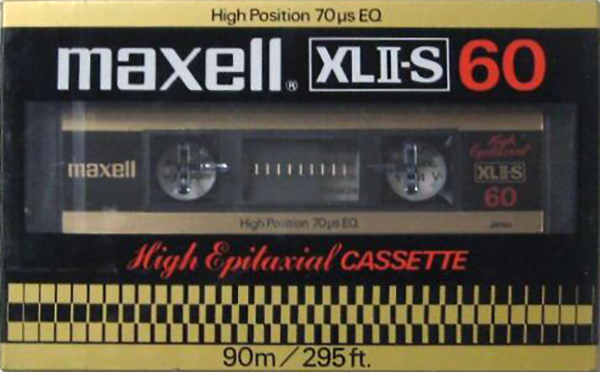 Compact Cassette Maxell XLII-S 60 Type II Chrome 1980 Europe