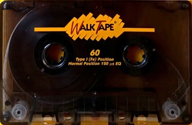 Compact Cassette Plajet Walktape 60 Type I Normal 1994 Latin America
