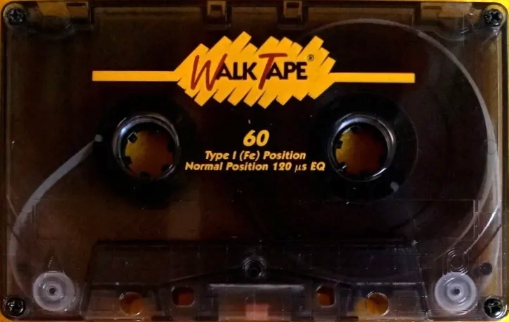 Compact Cassette Plajet Walktape 60 Type I Normal 1994 Latin America