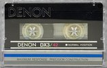 Compact Cassette Denon DX3 42 Type I Normal 1981 Japan