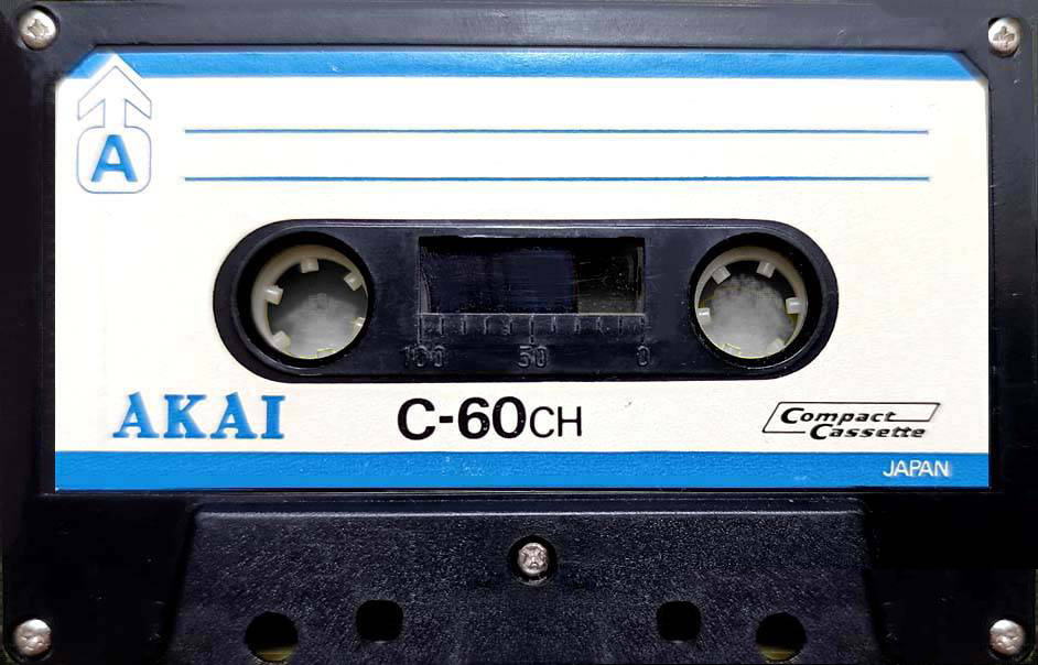 Compact Cassette Akai 60 "CH" Type II Chrome 1971 Europe