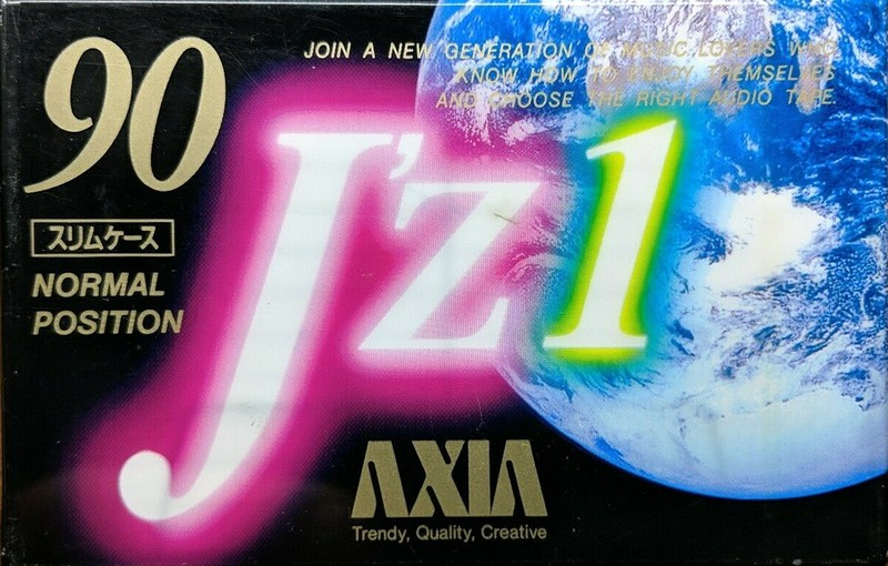 Compact Cassette AXIA J`z 1 90 "JZ1A 90" Type I Normal 1992 Japan