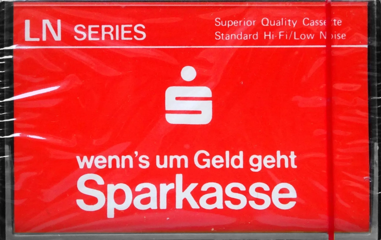 Compact Cassette Sparkasse 60 "wenn`s um Geld geht" Type I Normal Europe