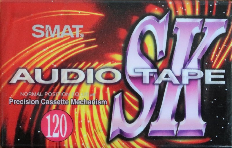 Compact Cassette Smat SK 120 "Audio tape" Type I Normal 1996 South Korea