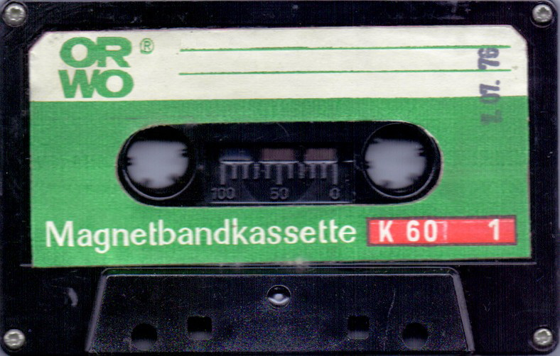 Compact Cassette ORWO 60 Type I Normal 1976 East Germany