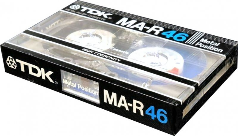Compact Cassette TDK MA-R 46 Type IV Metal 1982 Japan