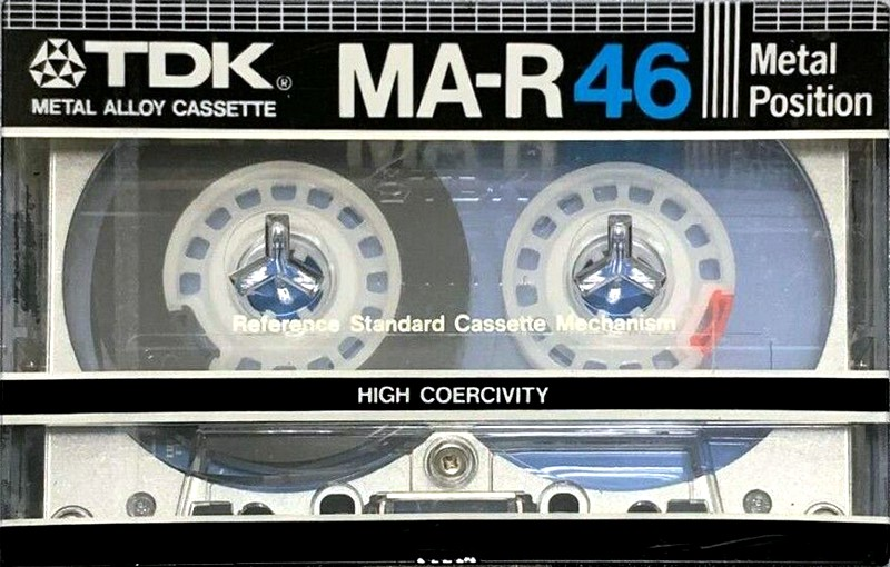 Compact Cassette TDK MA-R 46 Type IV Metal 1982 Japan