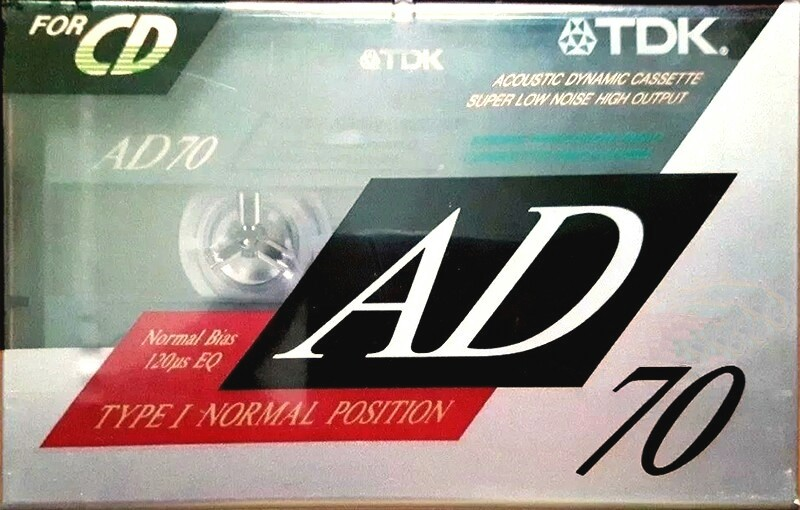 Compact Cassette: TDK  - AD 70