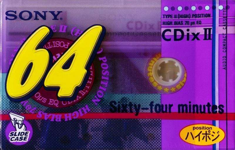 Compact Cassette: Sony  - CDix II 64