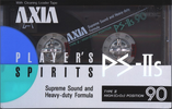 Compact Cassette AXIA PS-IIs 90 Type II Chrome 1987 Japan