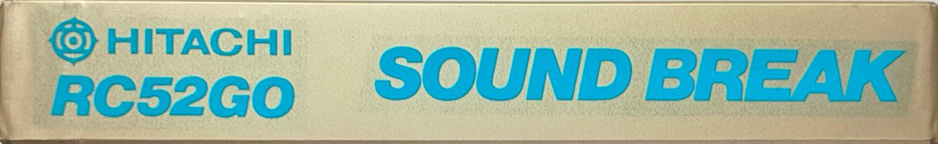 Compact Cassette Hitachi Sound Break 52 "RC52GO" Type I Normal 1985 Japan