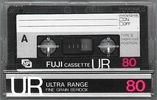 Compact Cassette Fuji UR 80 Type II Chrome 1980 Japan
