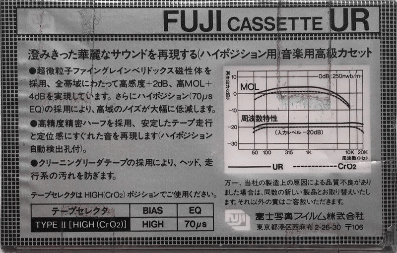 Compact Cassette: FUJI Fuji - UR 80