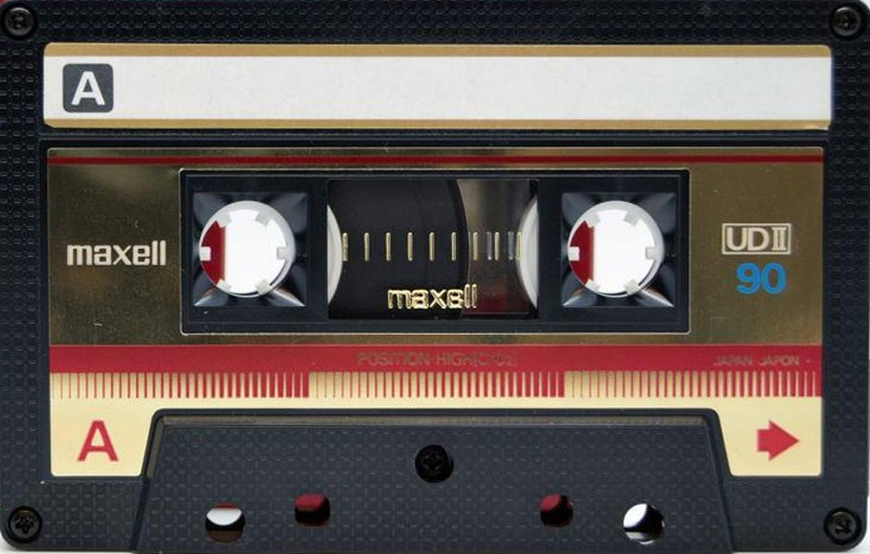 Compact Cassette Maxell UDII / UD2 90 Type II Chrome 1986 Europe