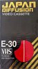 VHS, Video Home System Japan Diffusion 30 Type I Normal Europe