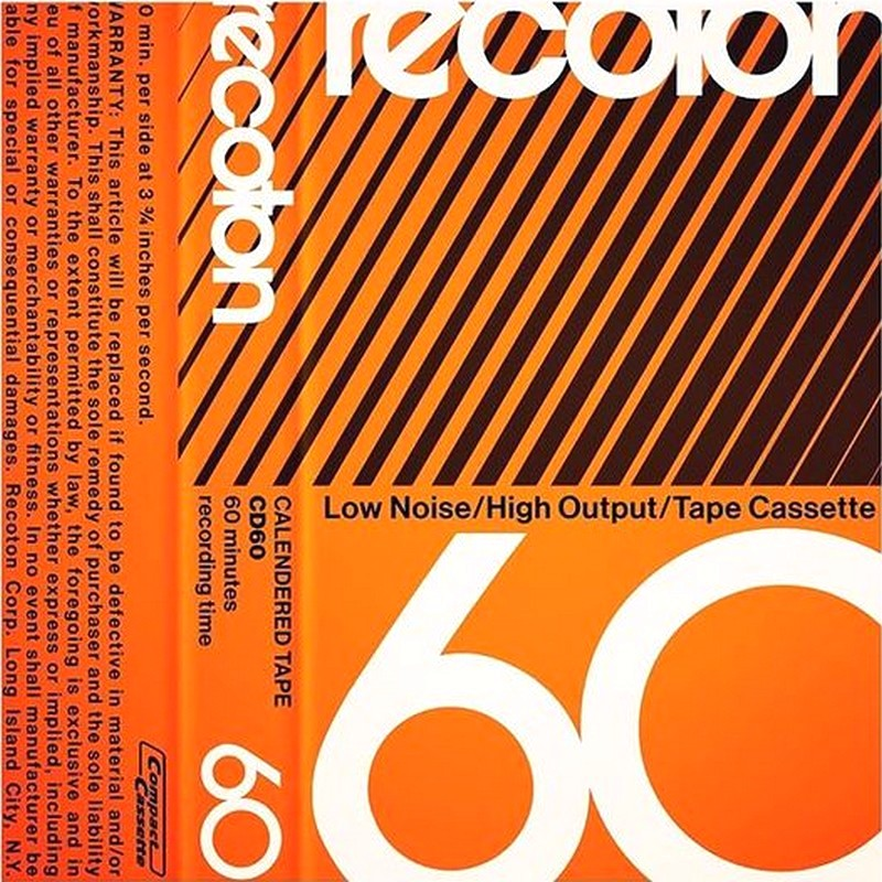 Compact Cassette Recoton 60 Type I Normal 1981 USA