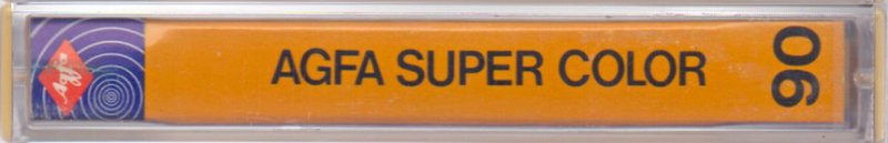 Compact Cassette AGFA SUPER COLOR 90 Type I Normal 1975 Europe