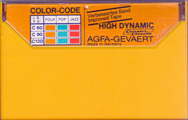 Compact Cassette AGFA SUPER COLOR 90 Type I Normal 1975 Europe