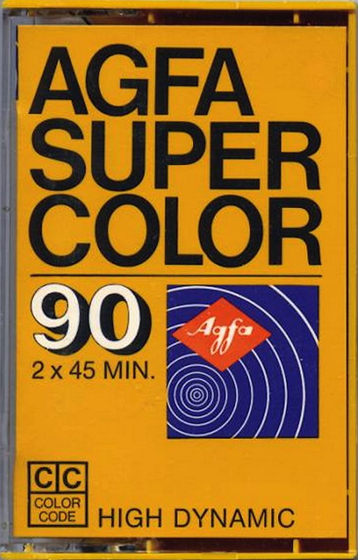 Compact Cassette: AGFA  - SUPER COLOR 90