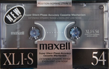 Compact Cassette Maxell XLI-S 54 Type I Normal 1988 Japan