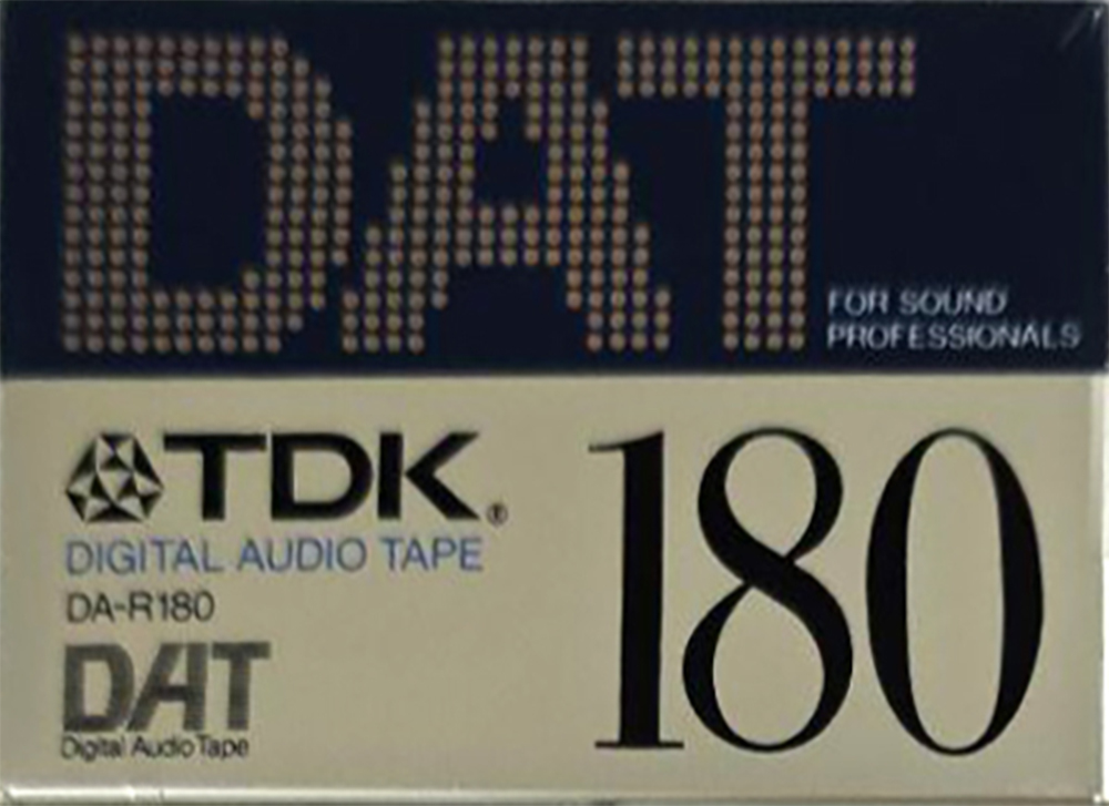 Digital Audio Tape TDK 180 "DA-R180N" Type IV Metal 1992 Japan