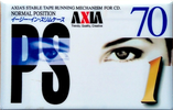 Compact Cassette AXIA PS-I / PS-1 70 "PS1G 70" Type I Normal 1995 Japan