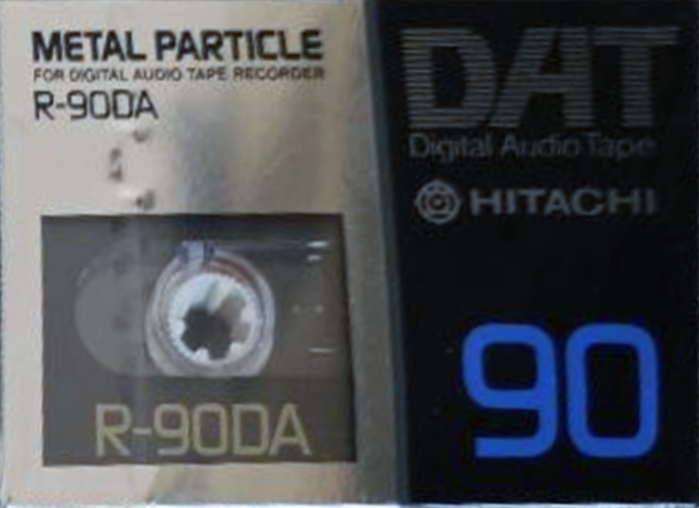 Digital Audio Tape Hitachi 90 "R-90DA" Type IV Metal 1990 Japan