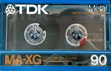 Compact Cassette TDK MA-XG 90 Type IV Metal 1985 Japan