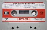 Compact Cassette Hitachi Demonstration Tape Japan
