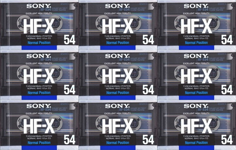 Compact Cassette: Sony  - HF-X 54