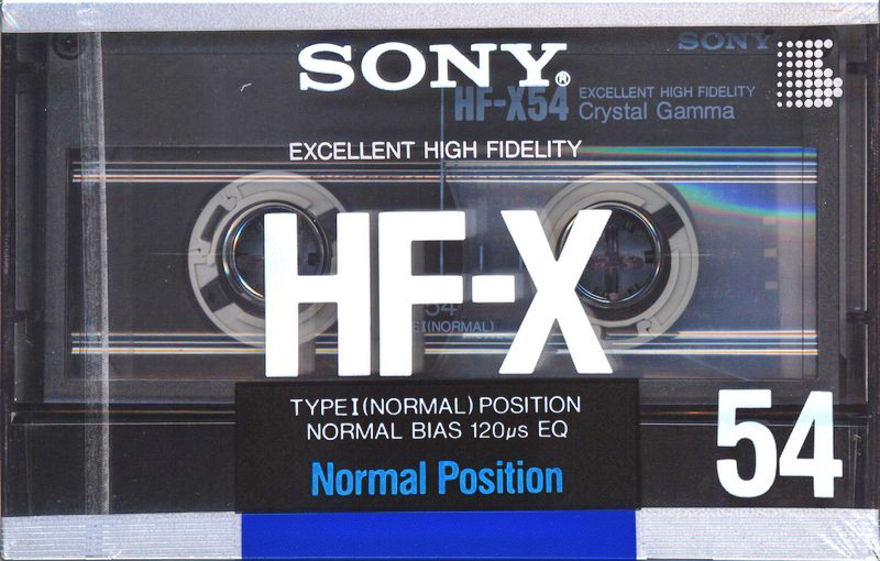 Compact Cassette: Sony  - HF-X 54