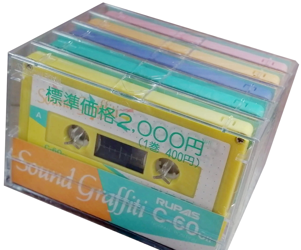 5 pack Rupas Sound Graffiti 60 "C II" Type I Normal 1985 Japan
