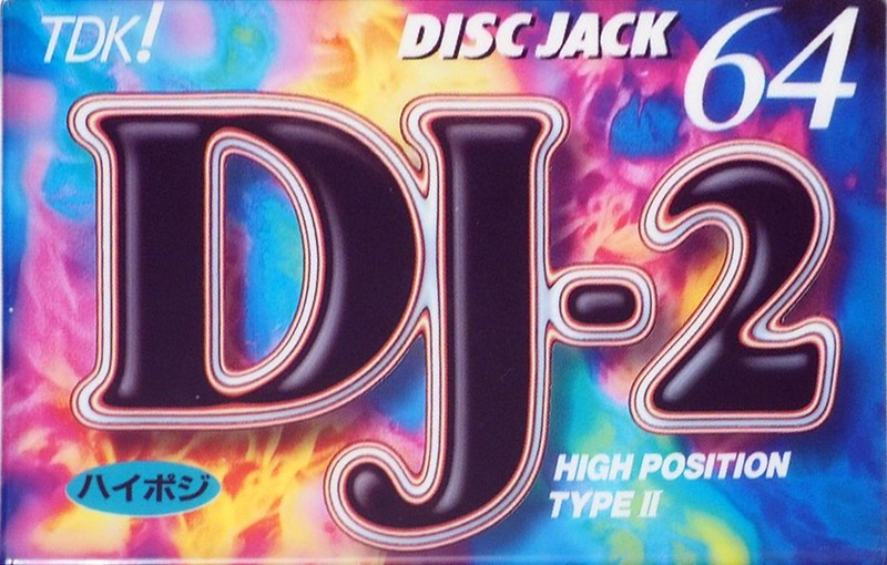 Compact Cassette TDK DJ2 Disc Jack 64 "DJ2-64N" Type II Chrome 1996 Japan