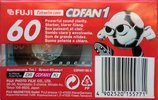 Compact Cassette Fuji CDFAN 60 "CDFAN1 60 A" Type I Normal 1999 Europe