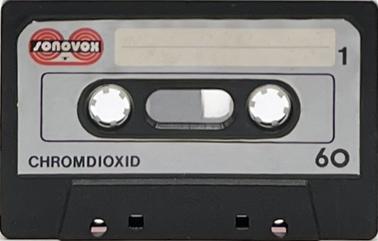 Compact Cassette Sonovox 60 Type II Chrome 1981 Portugal