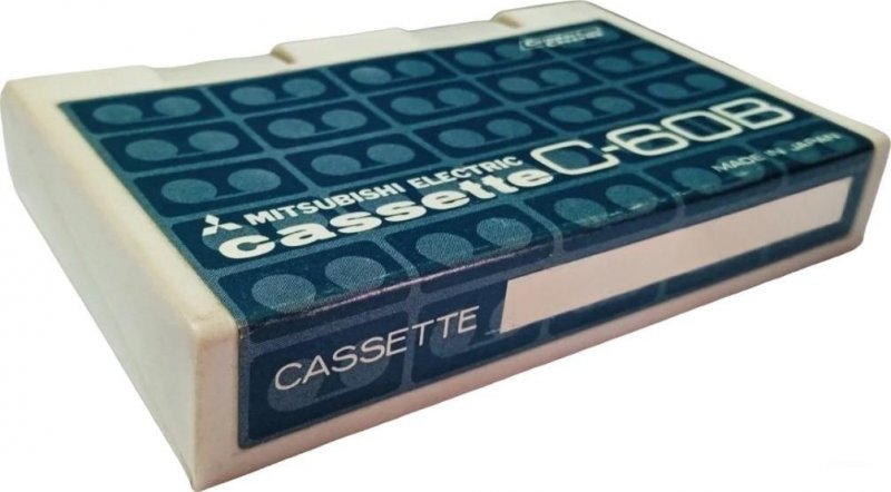 Compact Cassette Mitsubishi Electric 60 "C-60B" Type I Normal 1969 Japan