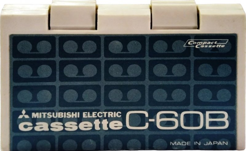 Compact Cassette Mitsubishi Electric 60 "C-60B" Type I Normal 1969 Japan