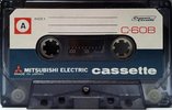 Compact Cassette Mitsubishi Electric 60 "C-60B" Type I Normal 1969 Japan