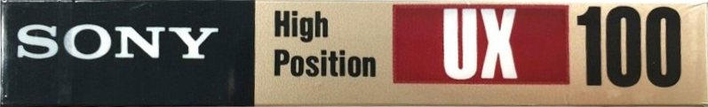 Compact Cassette Sony UX 100 Type II Chrome 1989 Japan