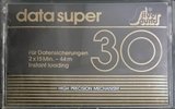 Compact Cassette Silver Sound Data Super 30 Computer Cassette 1987 Germany