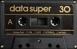Compact Cassette Silver Sound Data Super 30 Computer Cassette 1987 Germany