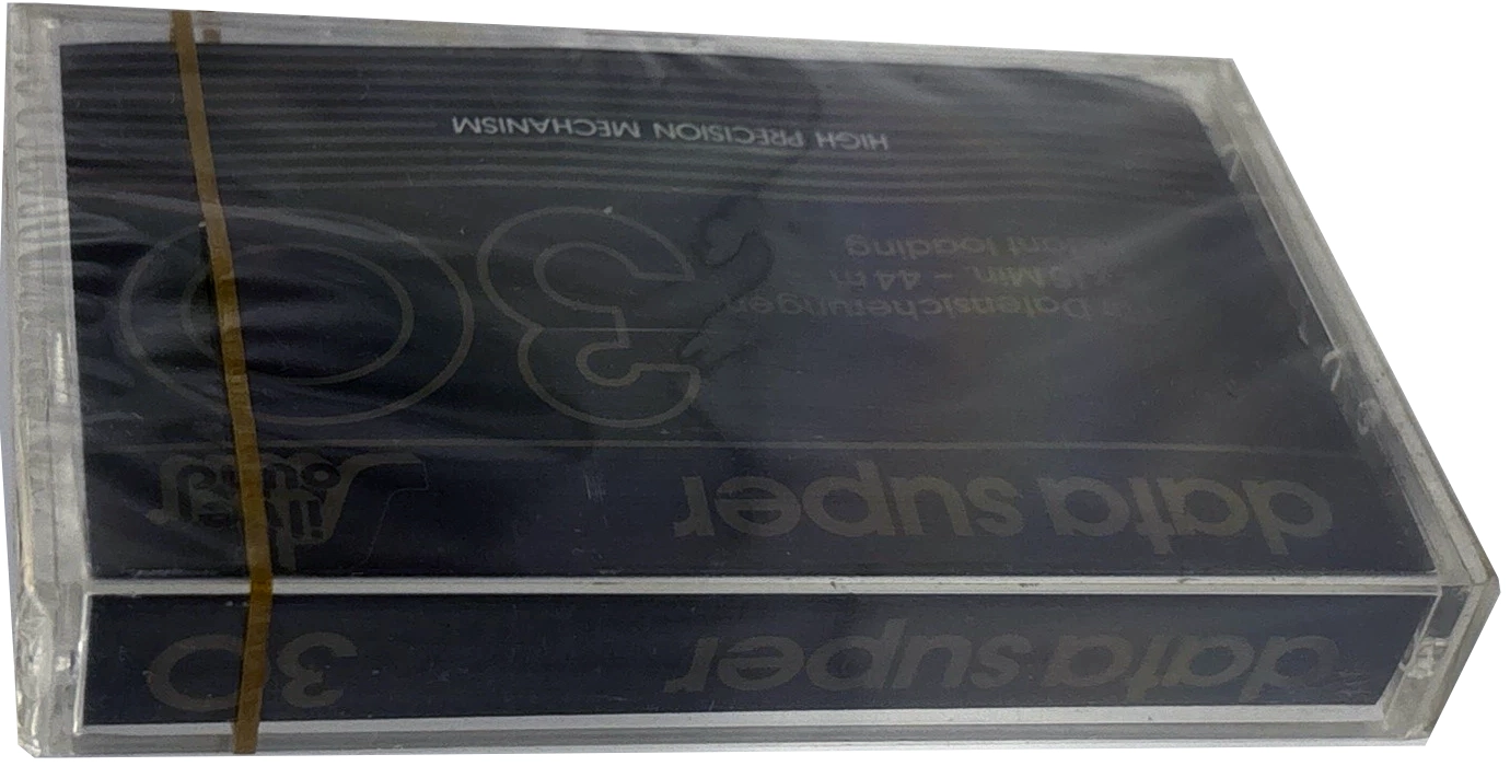 Compact Cassette Silver Sound Data Super 30 Computer Cassette 1987 Germany