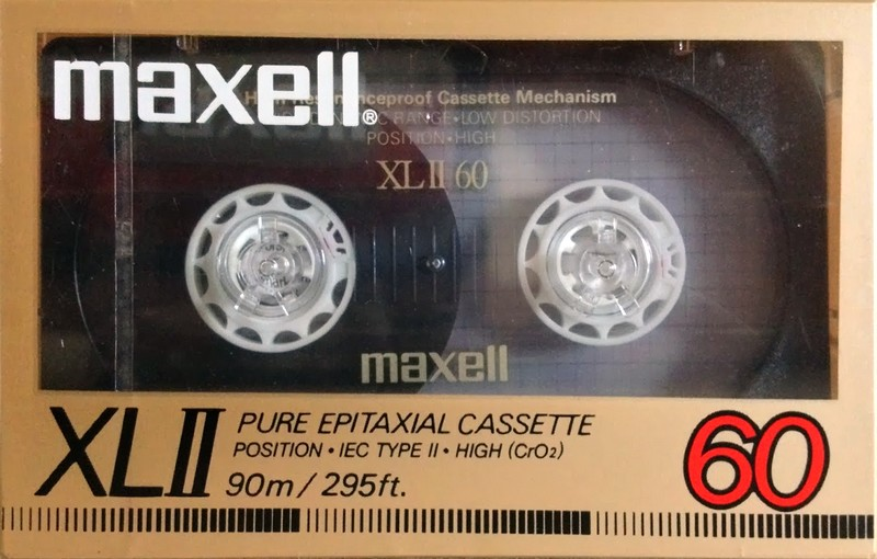Compact Cassette Maxell XLII 60 Type II Chrome 1986 Europe