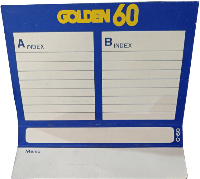 Compact Cassette Golden 60 Type I Normal 1979 Japan
