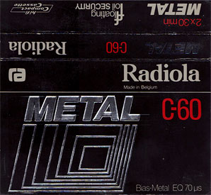 Compact Cassette Radiola Metal 60 Type IV Metal 1978 Europe