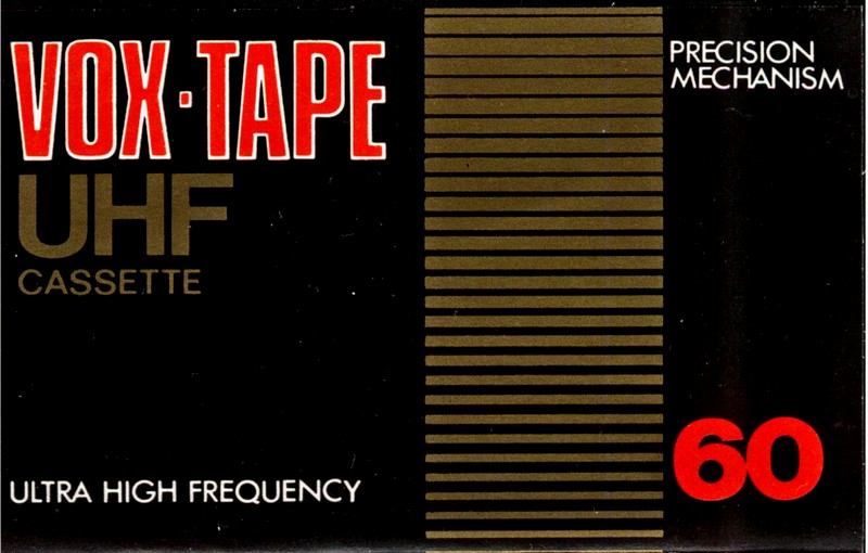 Compact Cassette Vox-Tape UHF 60 Type I Normal Yugoslavia