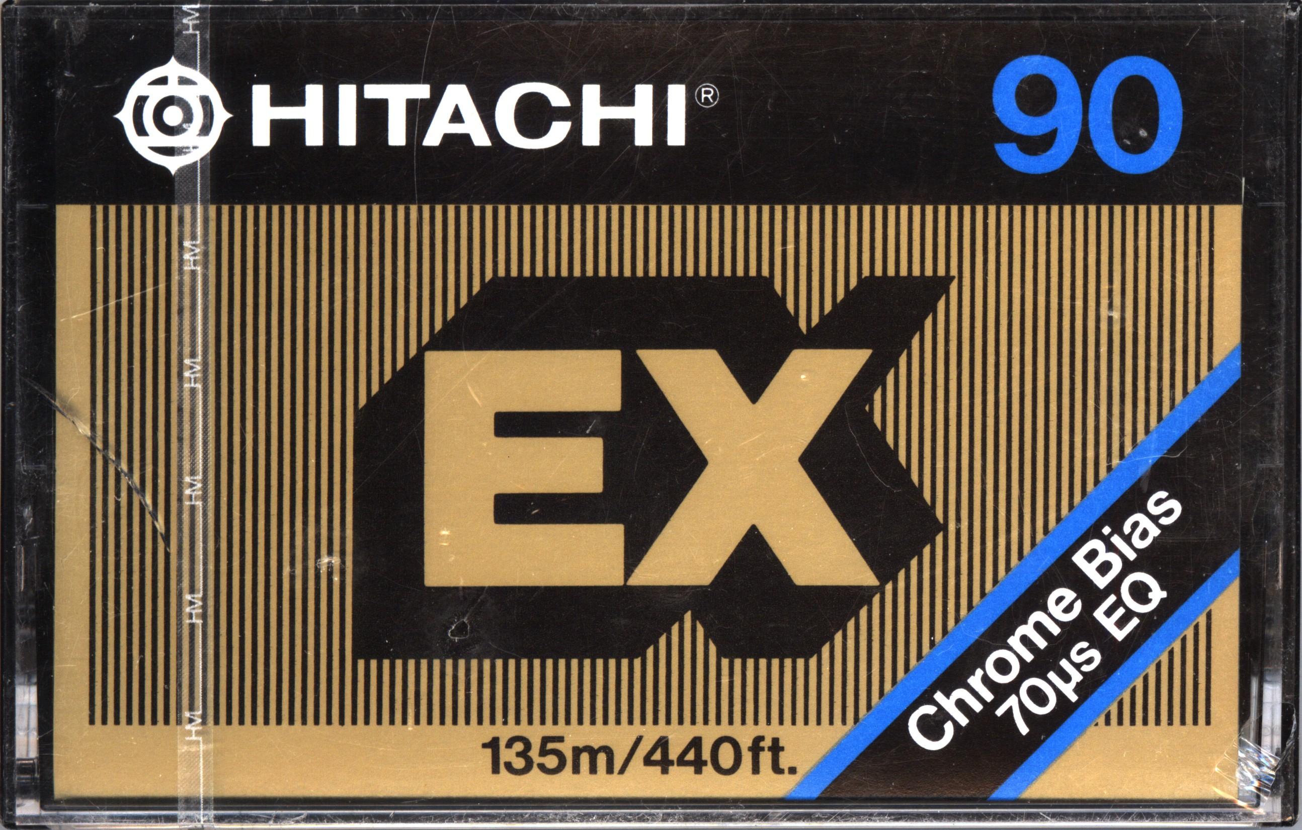 Compact Cassette Hitachi EX 90 Type II Chrome 1981 North America