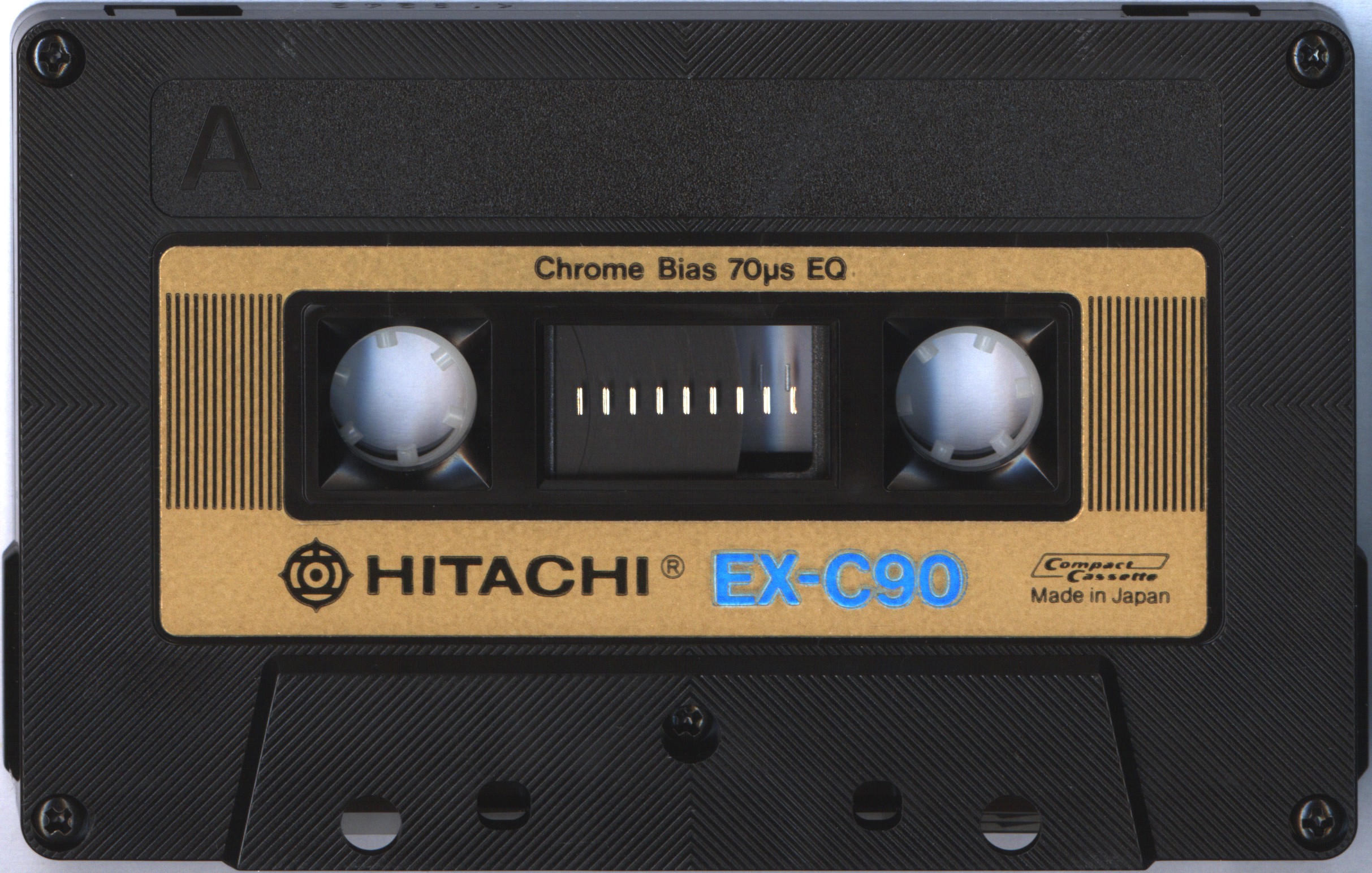 Compact Cassette Hitachi EX 90 Type II Chrome 1981 North America