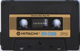 Compact Cassette Hitachi EX 90 Type II Chrome 1981 North America